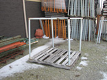 Corner post Pallet stacking frame