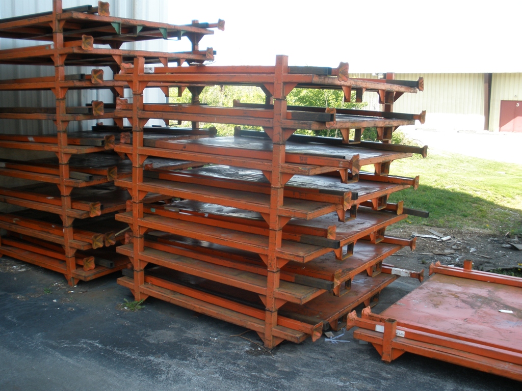 Carpet pad racks