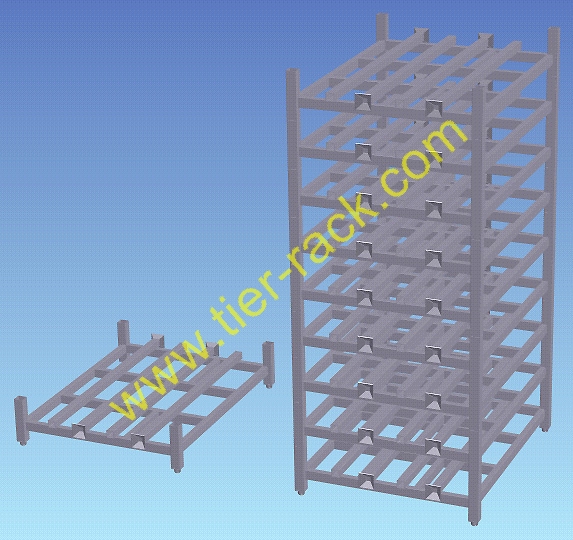 Condensed stack racks